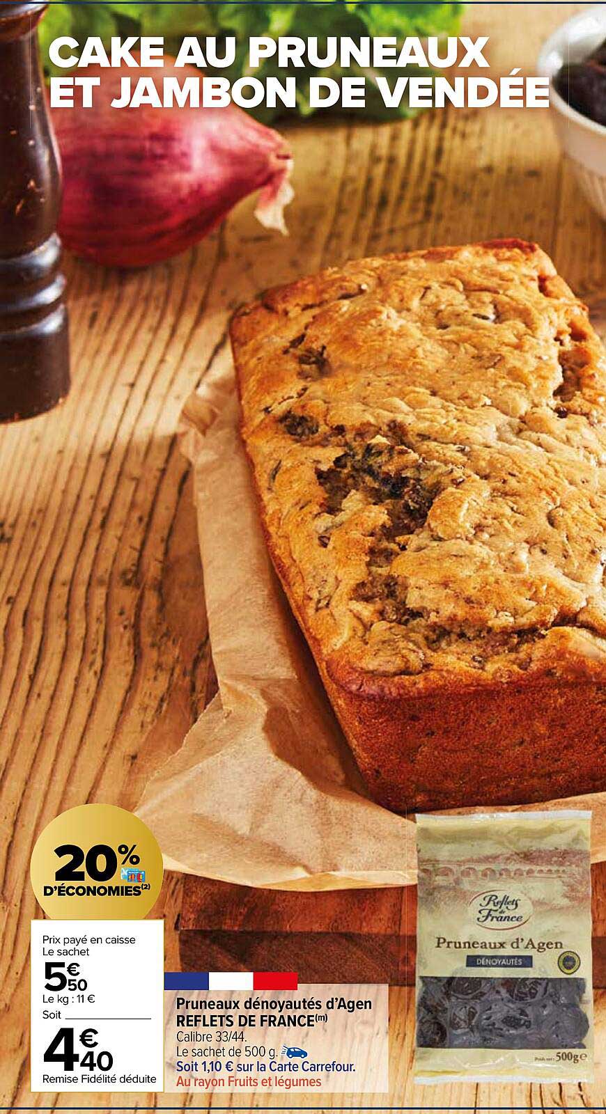 pruneaux dénoyautés d'agen reflets de france