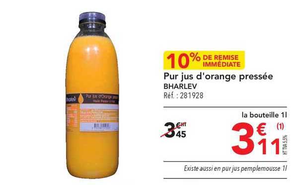 pur jus d'orange pressée bharlev