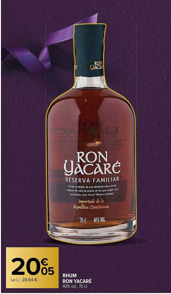Rhum Ron Yacaré