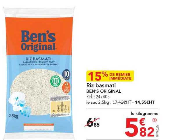 Riz Basmati Ben's Original