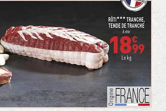 rôti*** tranche, tende de tranche