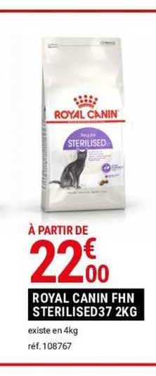royal canin fhn sterilised 37 2 kg