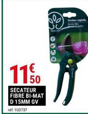 Sécateur Fibre Bi-mat D 15 Mm Gv