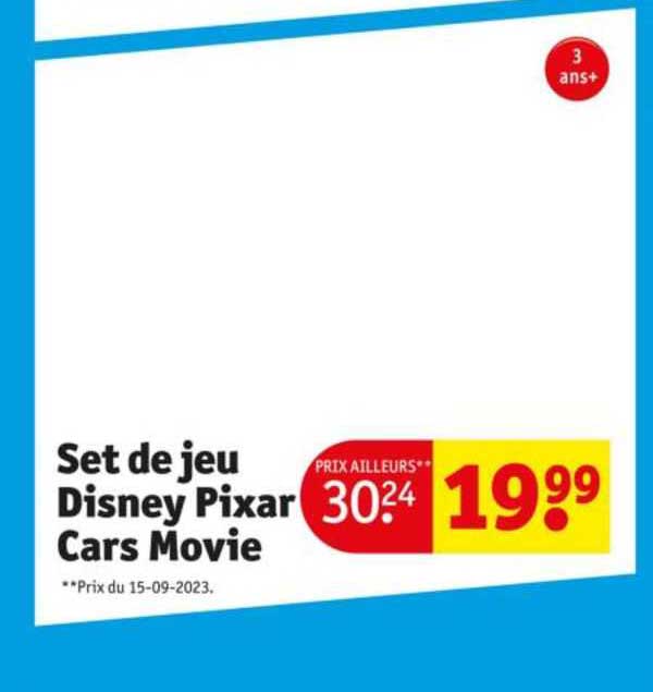 set de jeu disney pixar cars movie