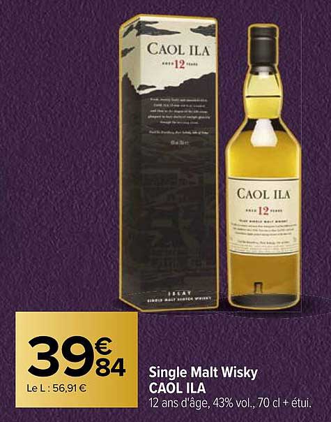 single malt whisky caol ila