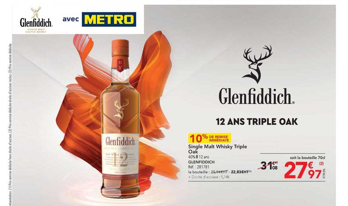 single malt whisky triple oak glenfiddich