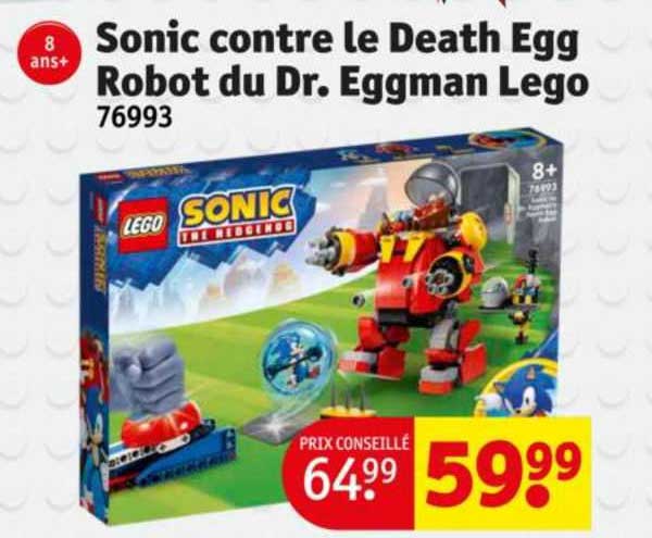 sonic contre le death egg robot du dr. eggman lego 76993