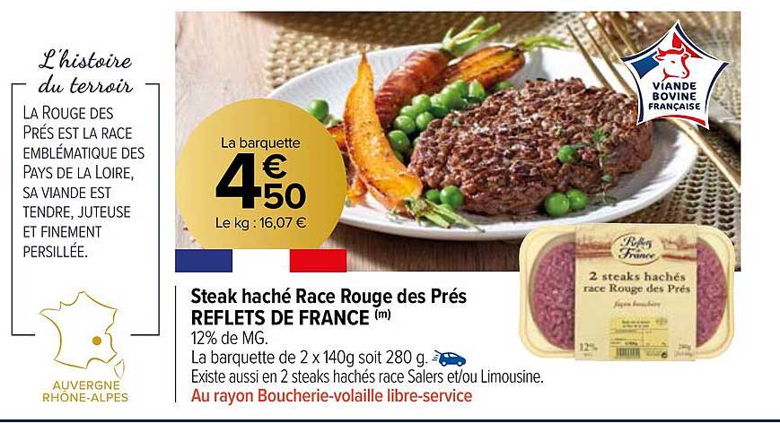 steak haché race rouge des prés reflets de france