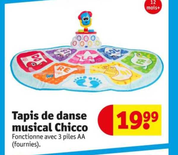 tapis de danse musical chicco