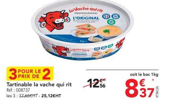 tartinable la vache qui rit