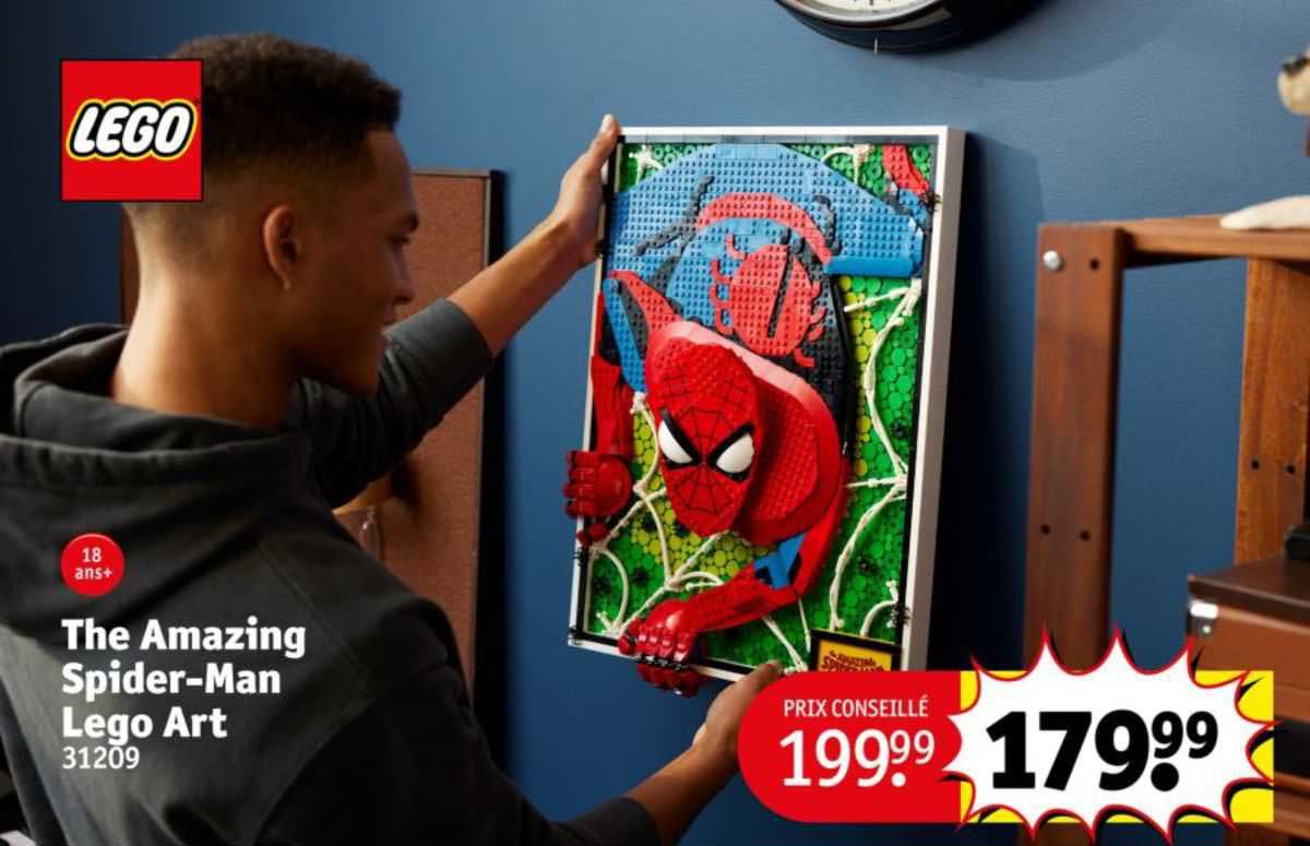the amazing spider-man lego art 31209