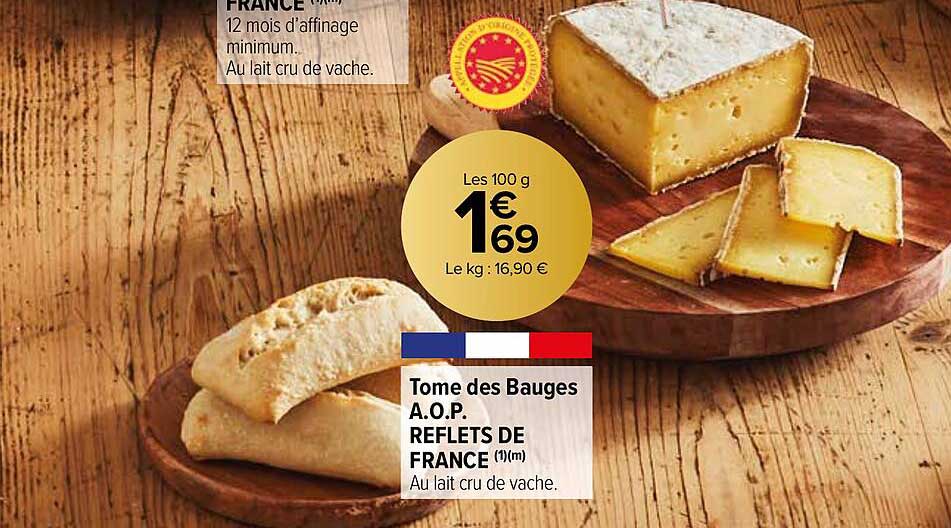 tome des bauges a.o.p. reflets de france