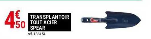 transplantoir tout acier spear
