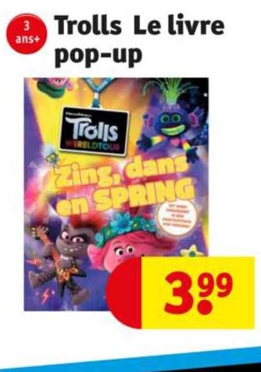 trolls le livre pop-up