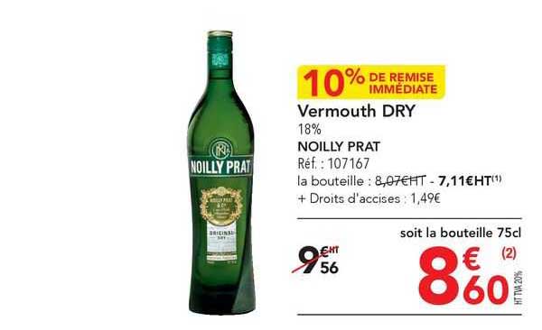 vermouth dry noilly prat