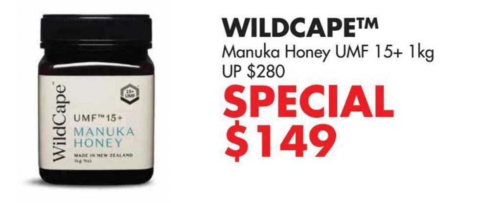 Wildcape Manuka Honey Umf 15+ 1kg