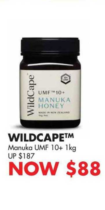 wildcape manuka umf 10+ 1kg