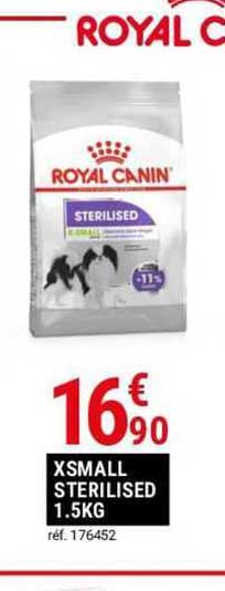 xsmall sterilised 1.5 kg royal canin