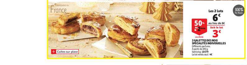 2 Galettes Des Rois Spécialités Individuelles