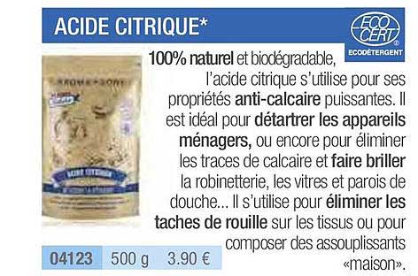acide citrique