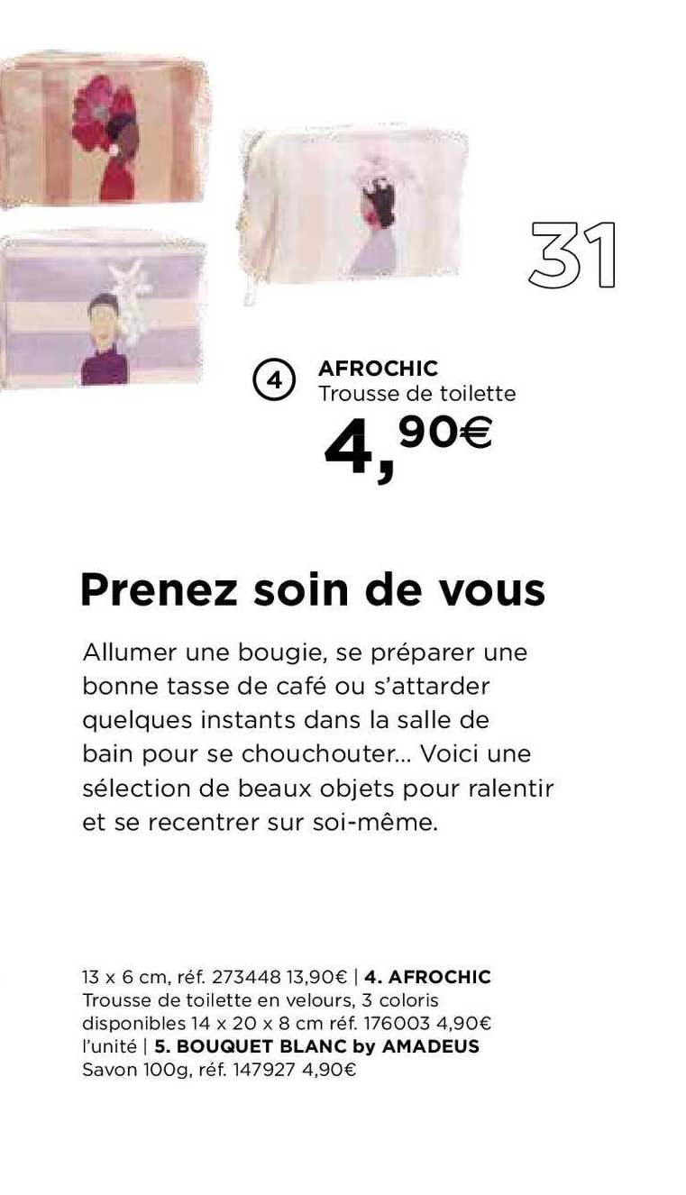 Afrochic Trousse De Toilette