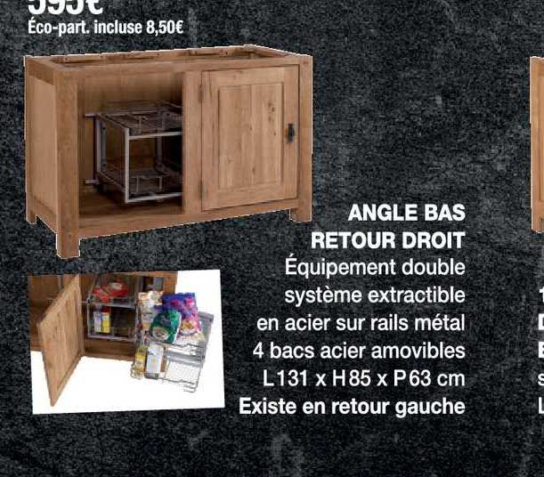 angle bas retour droit