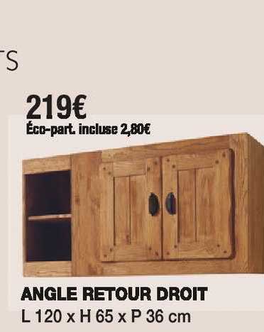 angle retour droit