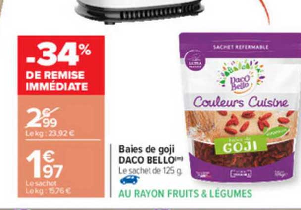 baies de goji daco bello