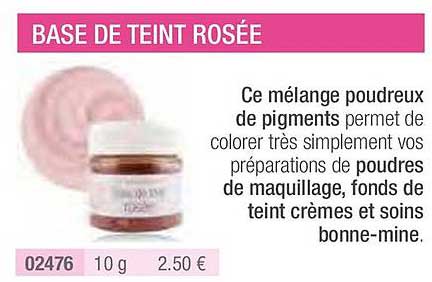 base de teint rosée