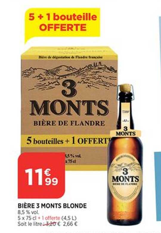 bière 3 monts blonde