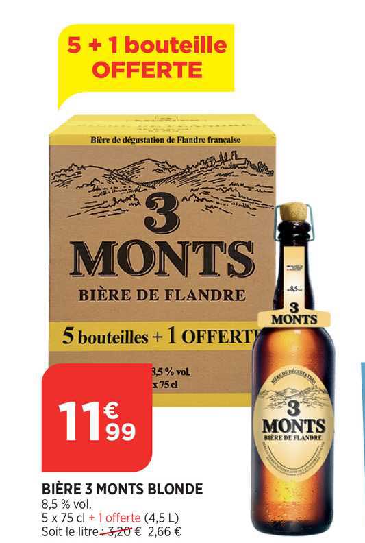 bière 3 monts blonde