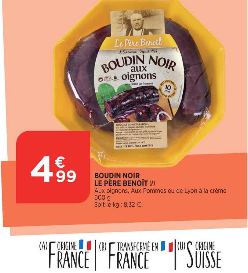boudin noir le père benoît