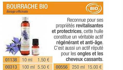 bourrache bio