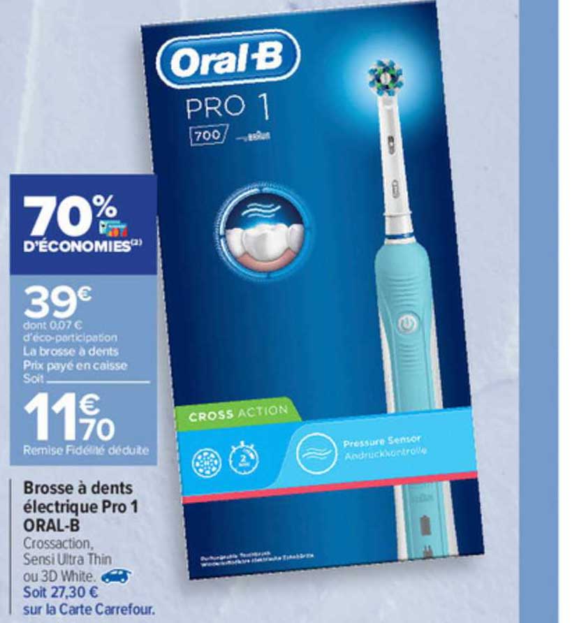 brosse à dents électrique pro 1 oral-b