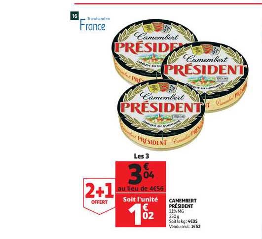 Camembert Président