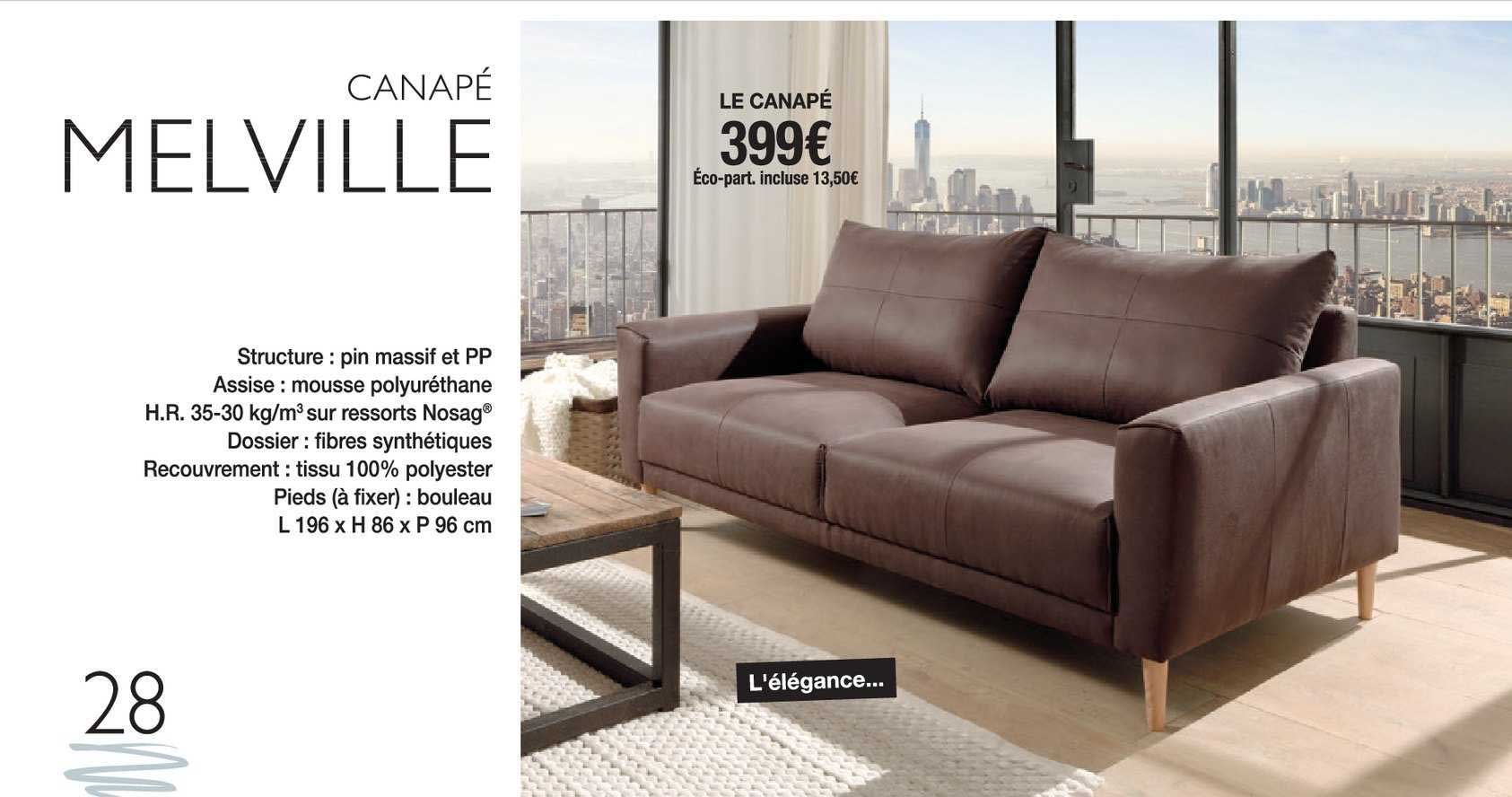 canapé melville