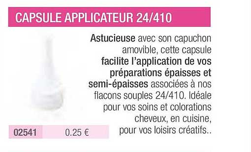 Capsule Applicateur 24 410