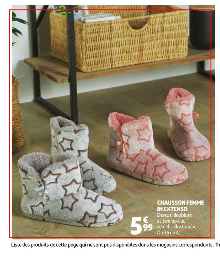 chausson femme in extenso