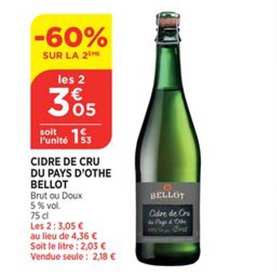 Cidre De Cru Du Pays D'othe Bellot