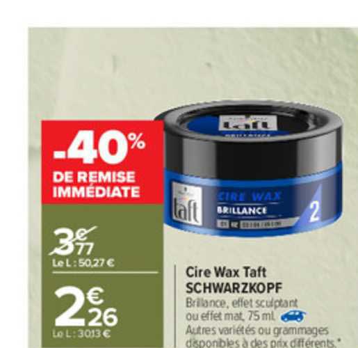 cire wax taft schwarzkopf
