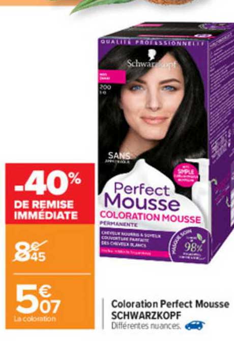 Coloration Perfect Mousse Schwarzkopf
