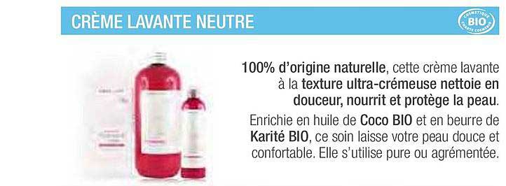 crème lavante neutre