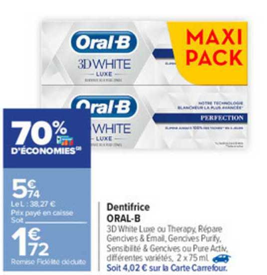 dentifrice oral-b