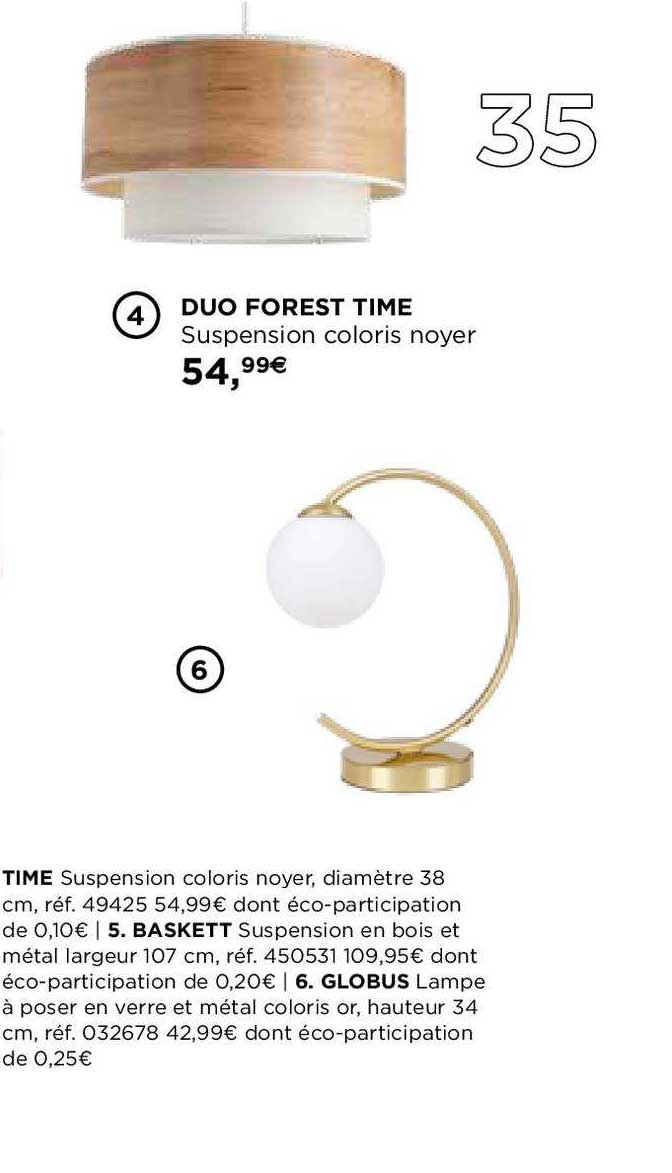 duo forest time suspension coloris noyer