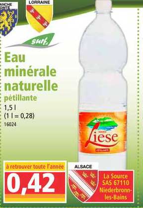 Eau Minérale Naturelle Pétillante Liese