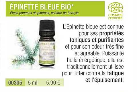 épinette bleue bio