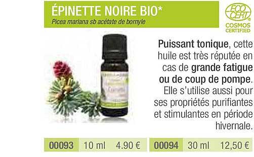 épinette noire bio