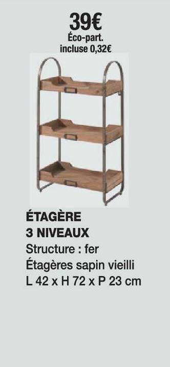 étagère 3 Niveaux