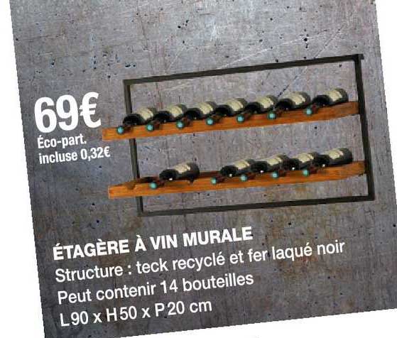 étagère à Vin Murale