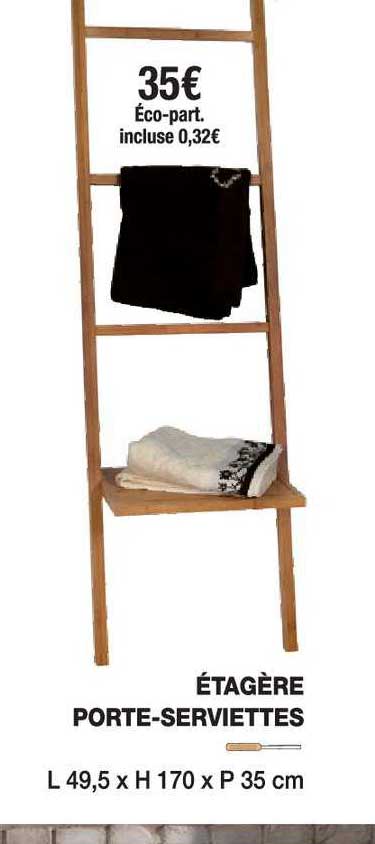 étagère porte-serviettes